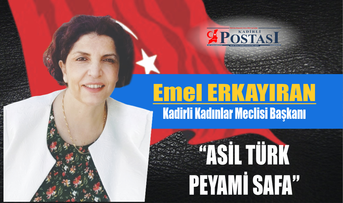 “ASİL TÜRK PEYAMİ SAFA”