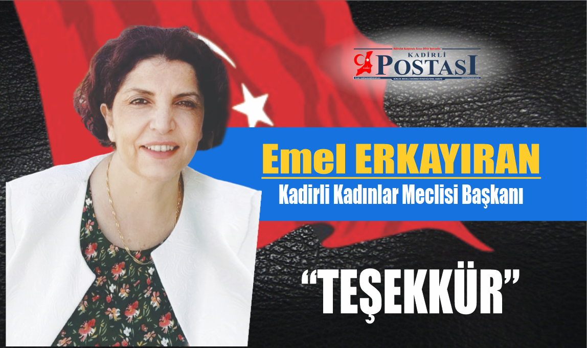 “TEŞEKKÜR”