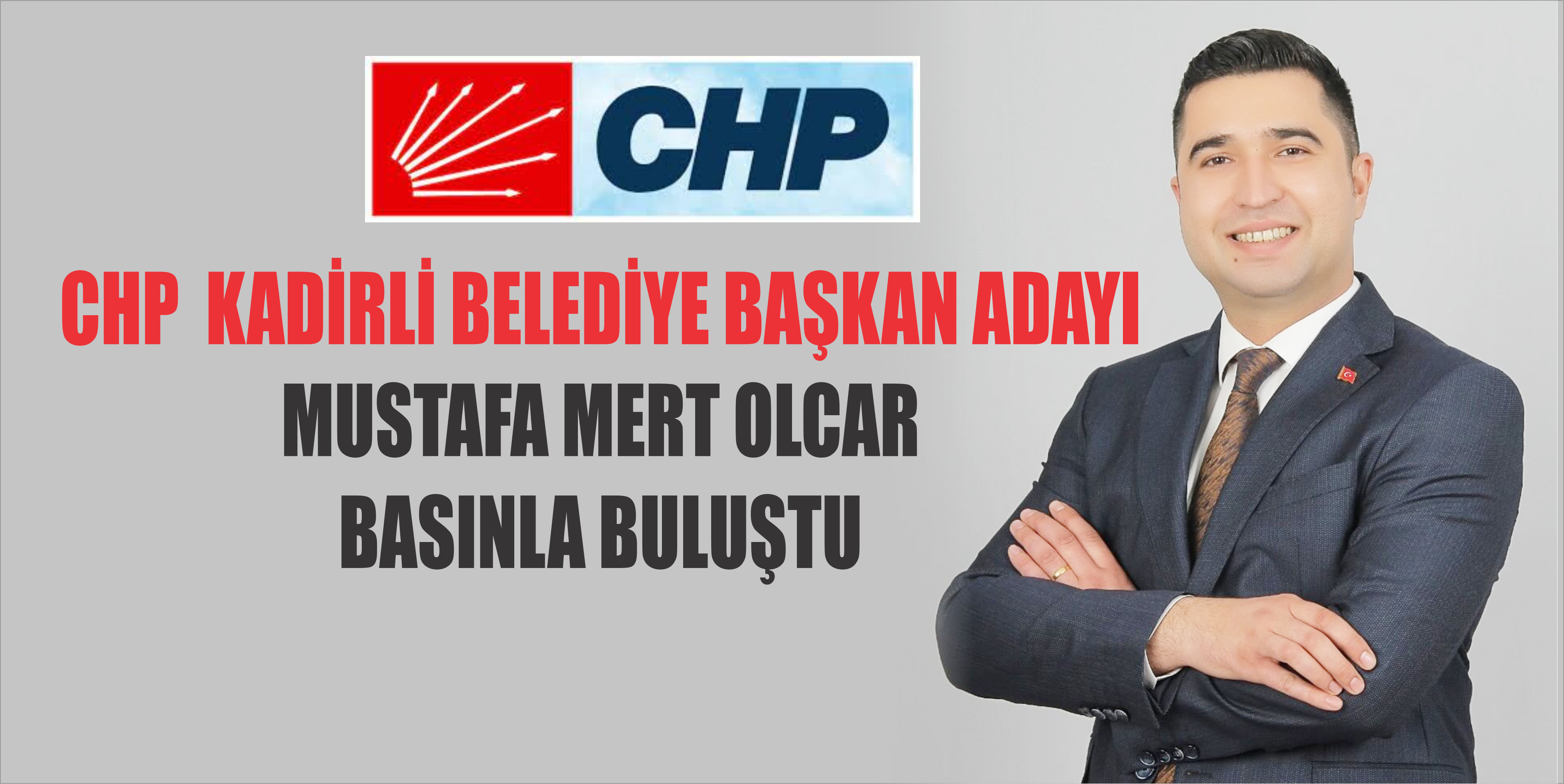 BELEDİYE BAŞKAN ADAYI MUSTAFA MERT OLCAR BASINLA BULUŞTU