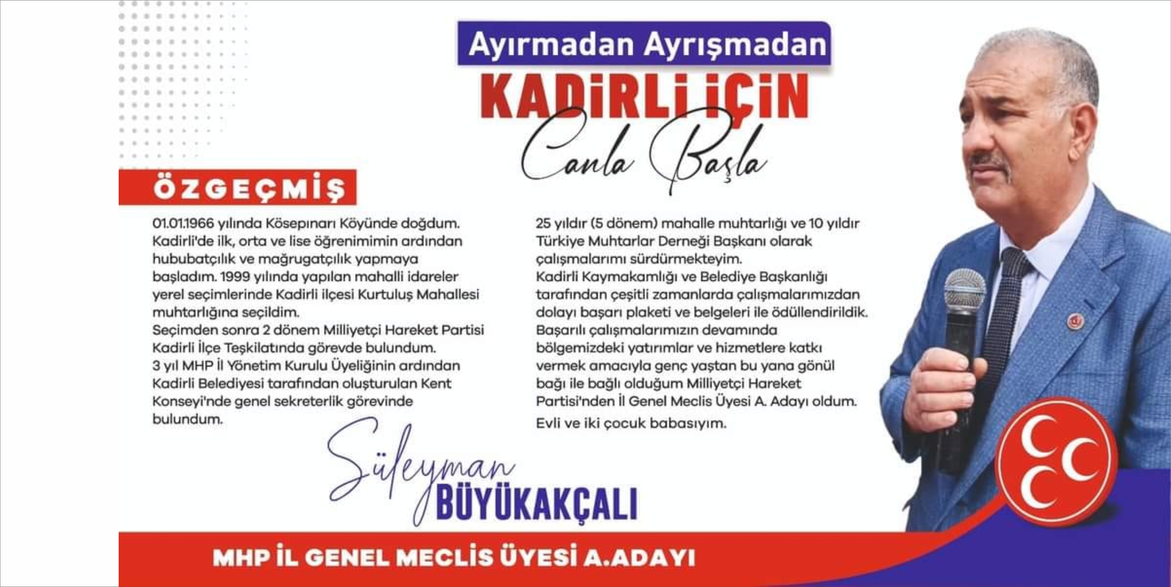 BÜYÜKAKÇALI "AYIRMADAN AYRIŞMADAN KADİRLİ İÇİN CANLA BAŞLA ÇALIŞACAĞIZ"